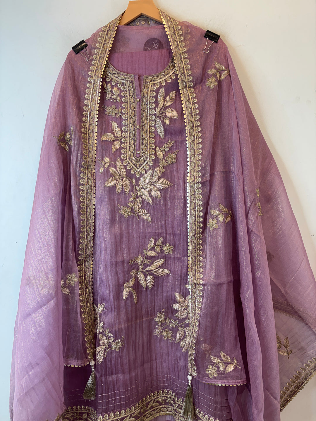 Zoya – Crush Tissue Dori Zari Stone Suit DBPRJ01