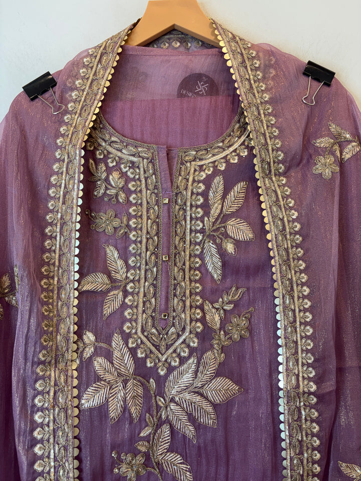 Zoya – Crush Tissue Dori Zari Stone Suit DBPRJ01