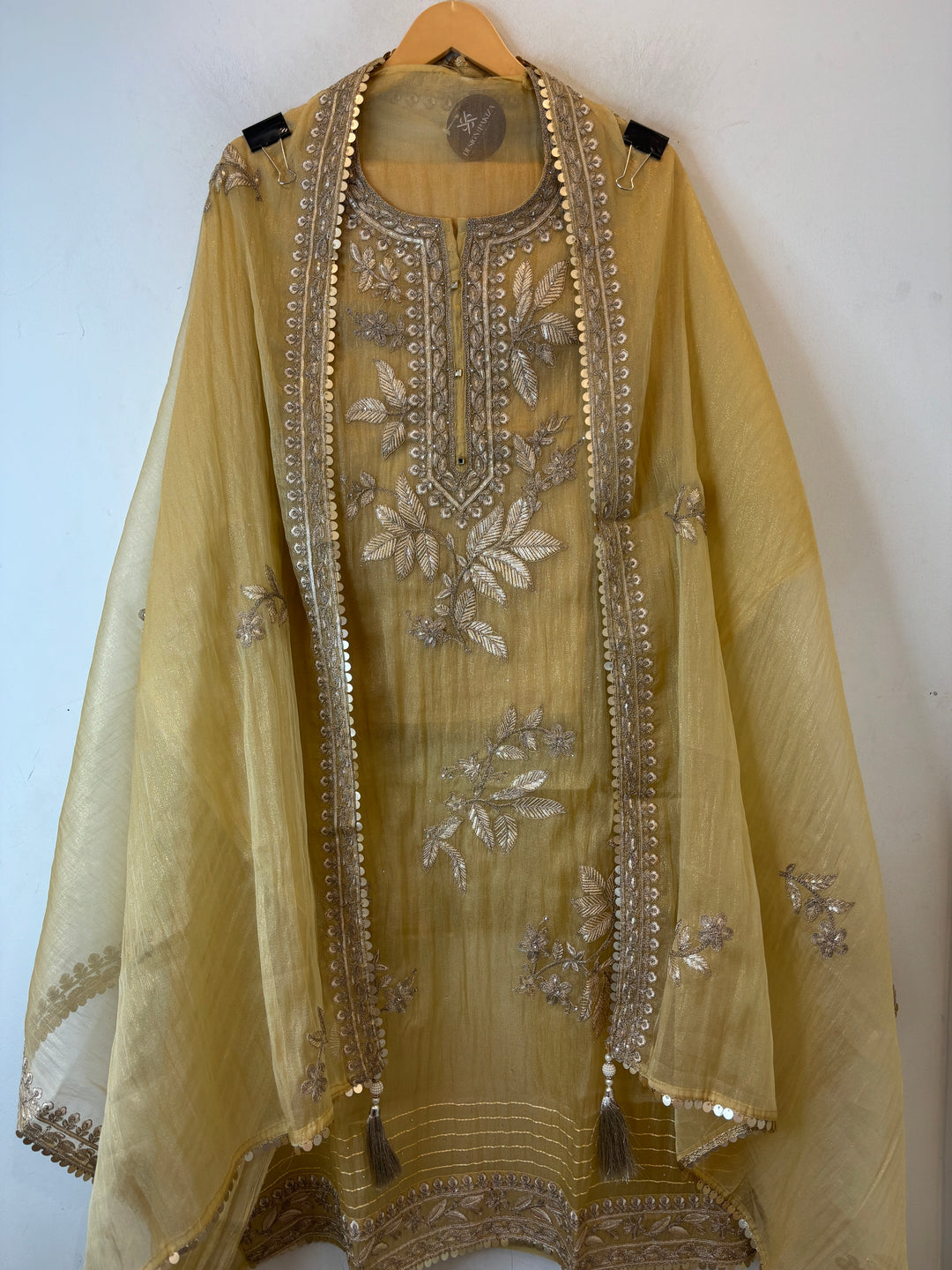 Zoya – Crush Tissue Dori Zari Stone Suit DBPRJ03