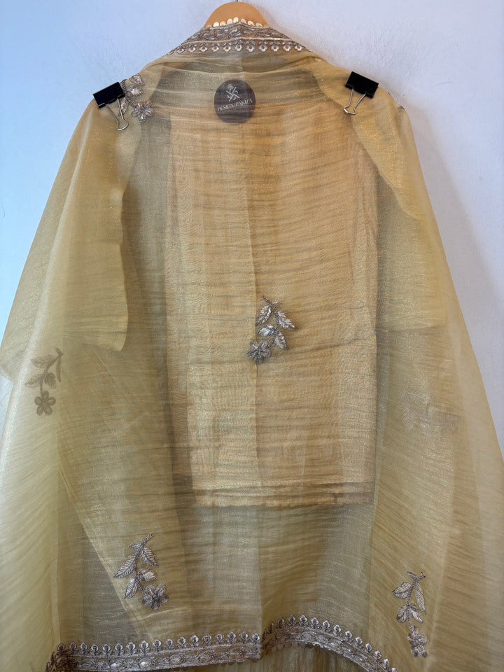 Zoya – Crush Tissue Dori Zari Stone Suit DBPRJ03
