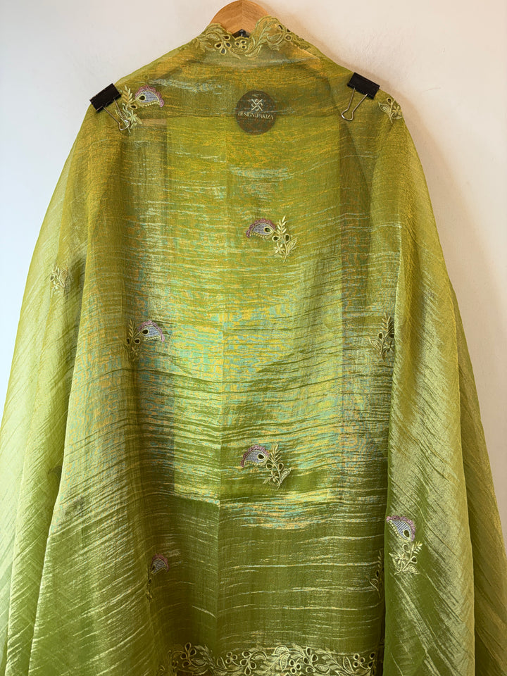 Crush Tissue Laser Cut Embroidered Suit DBPBB01