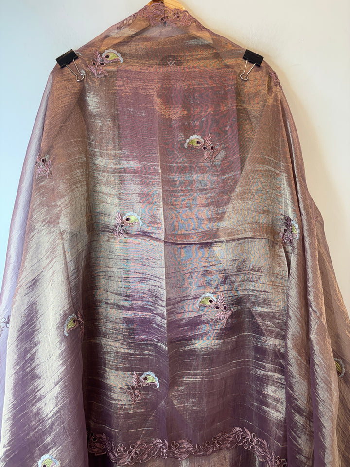 Crush Tissue Laser Cut Embroidered Suit DBPBB03
