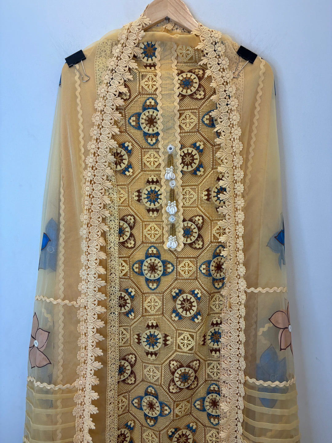 Ruhani – Crochet &amp; Organza Fusion Suit