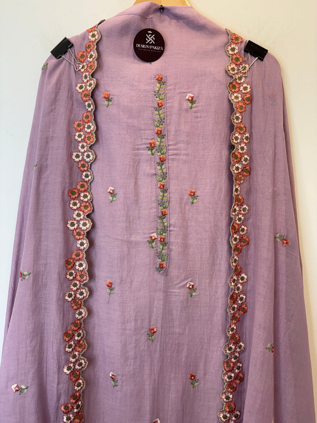 Nayra – Embroidered Mul Cotton Suit