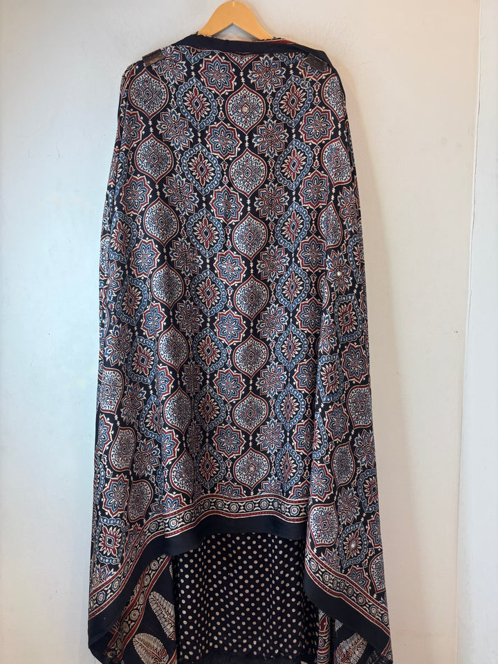Meher – Ajrakh Modal Silk Handcrafted Ensemble