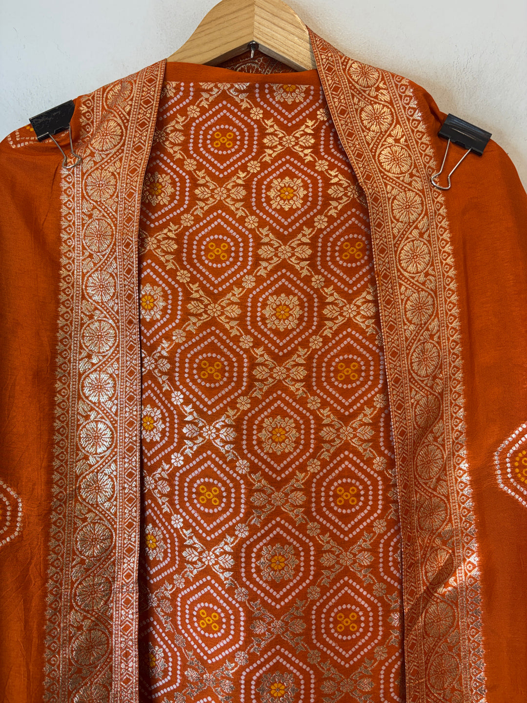 Zara – Orange Dola Silk Banarasi Woven Ensemble