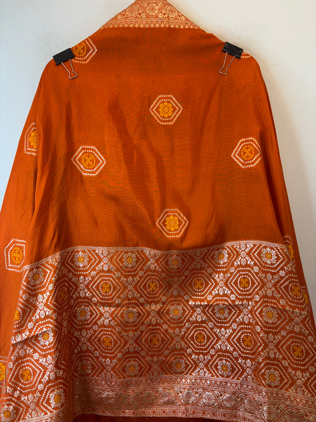 Zara – Orange Dola Silk Banarasi Woven Ensemble