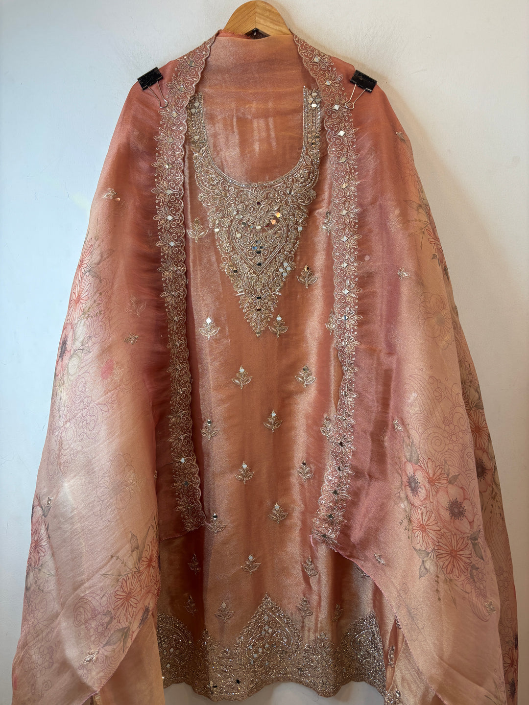 Aayat – Organza Mirror Zari Stone Suit DBPOO1