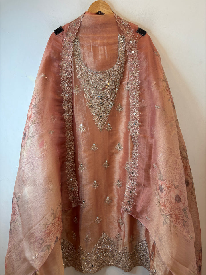 Aayat – Organza Mirror Zari Stone Suit DBPOO1