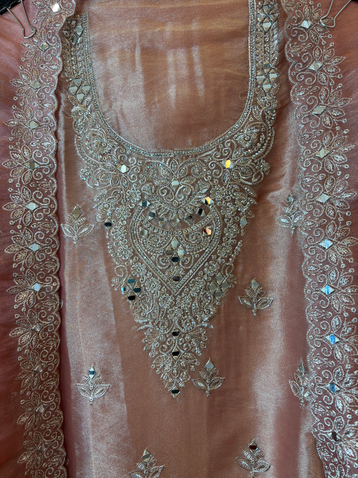 Aayat – Organza Mirror Zari Stone Suit DBPOO1