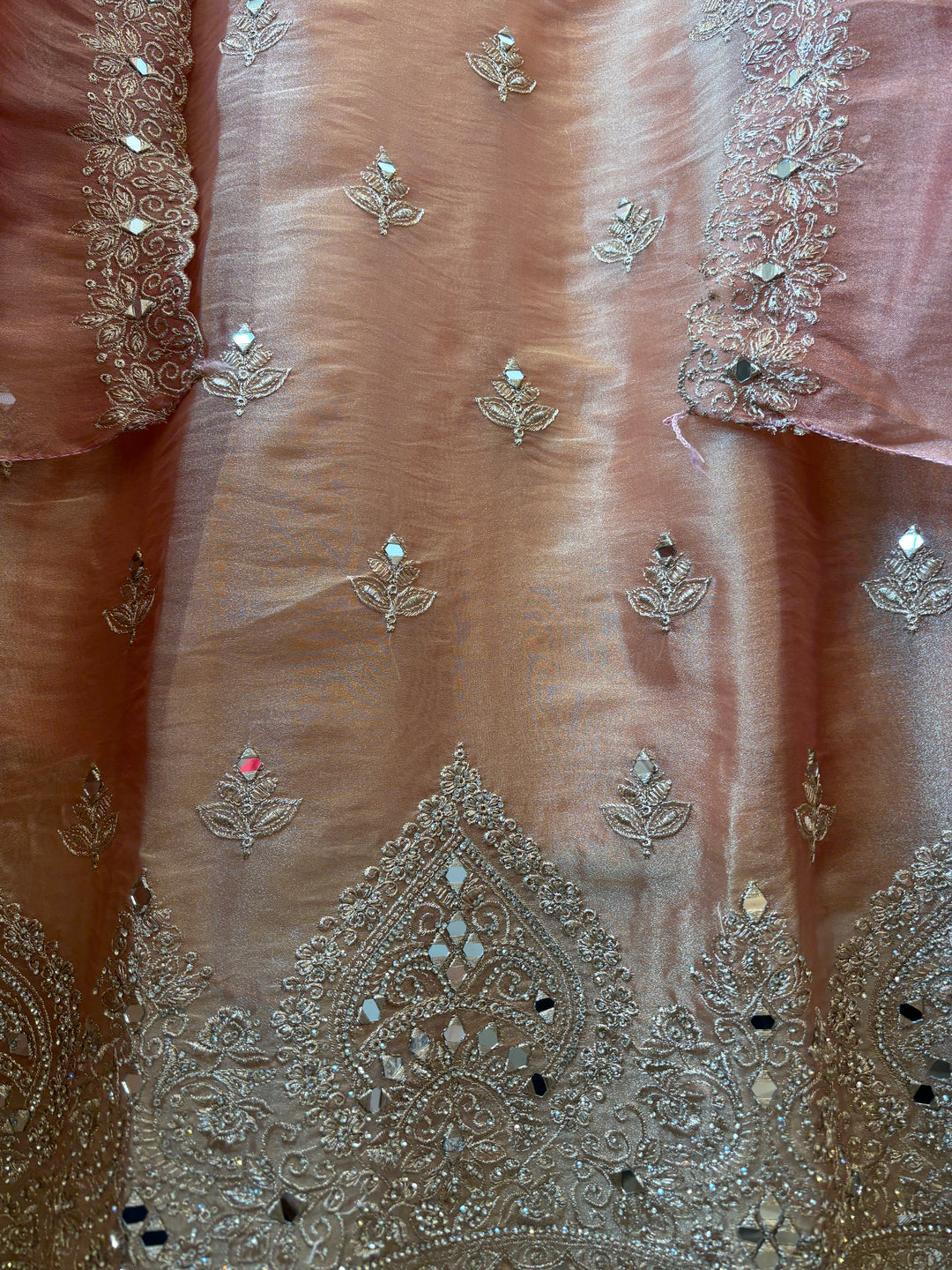 Aayat – Organza Mirror Zari Stone Suit DBPOO1