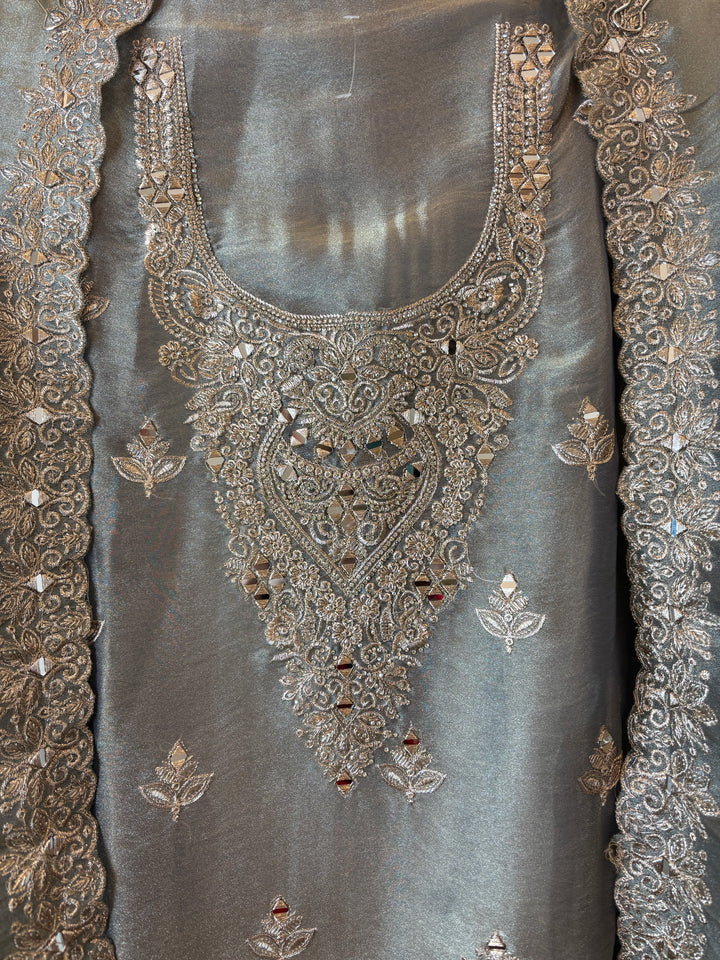 Aayat – Organza Mirror Zari Stone Suit DBPOO4