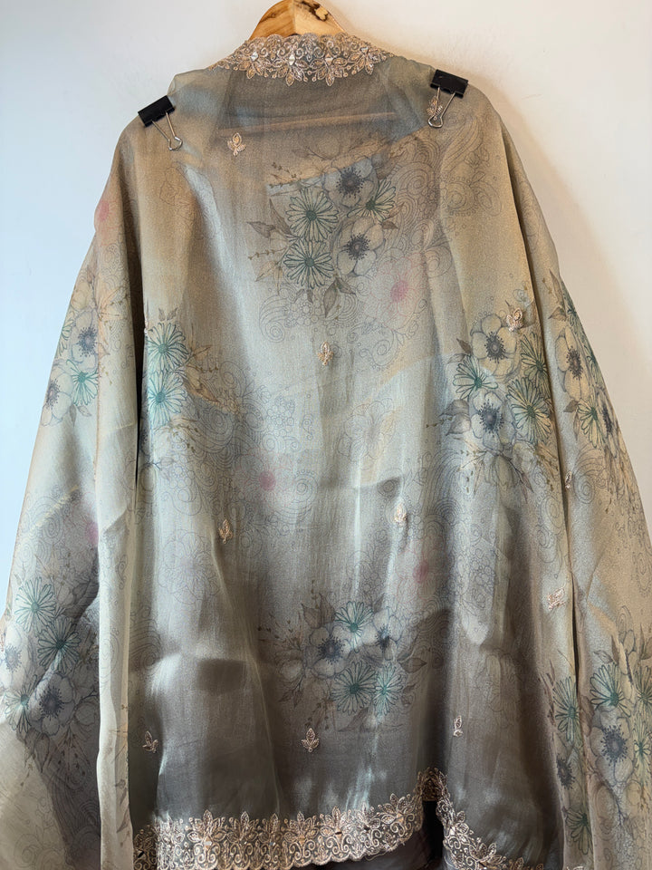 Aayat – Organza Mirror Zari Stone Suit DBPOO4
