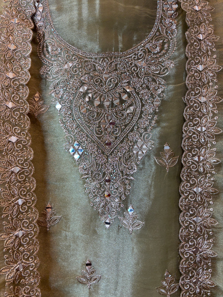 Aayat – Organza Mirror Zari Stone Suit DBPOO3