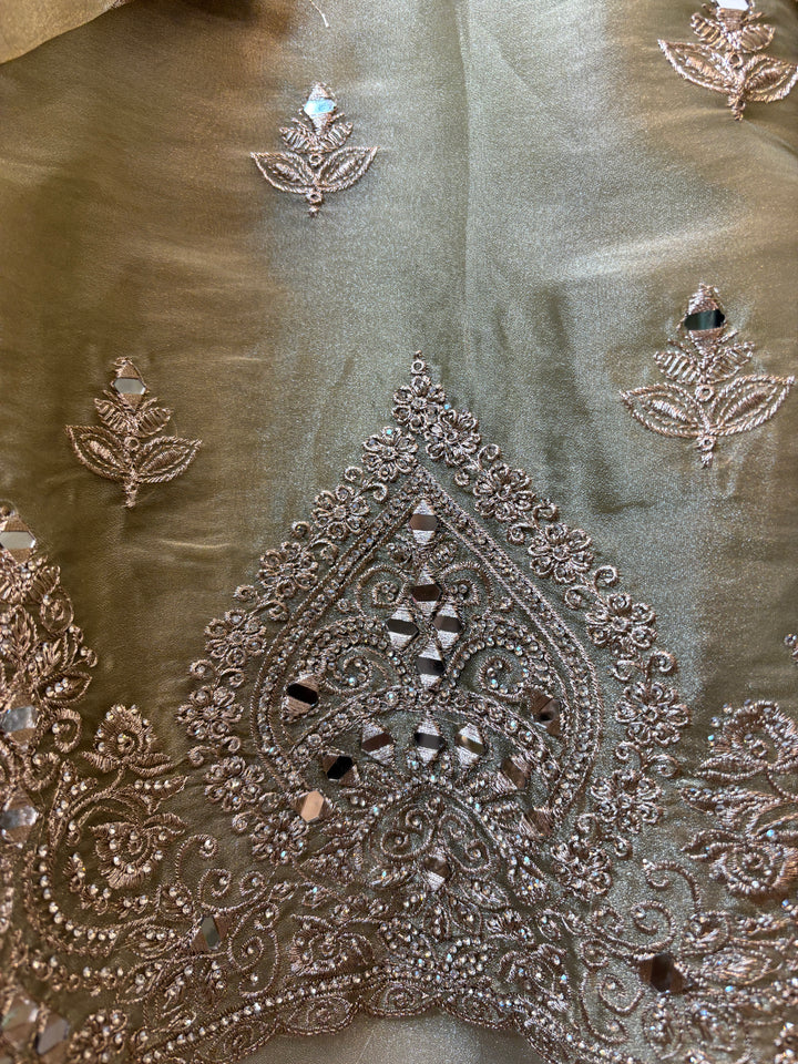 Aayat – Organza Mirror Zari Stone Suit DBPOO3