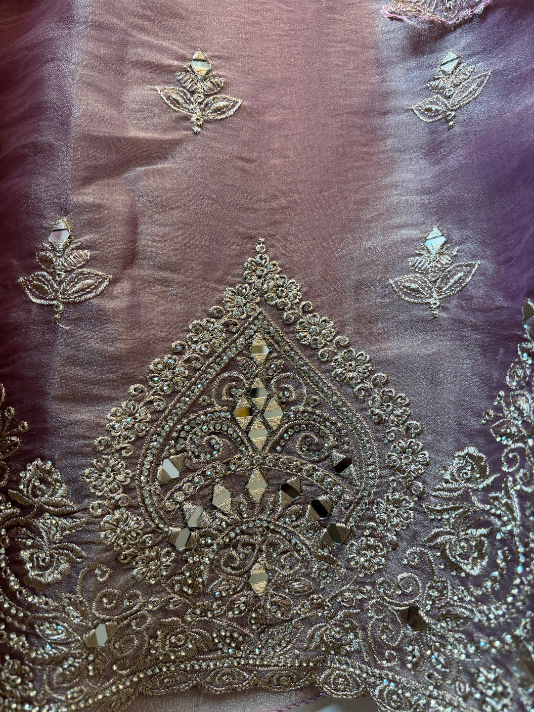 Aayat – Organza Mirror Zari Stone Suit DBPOO2