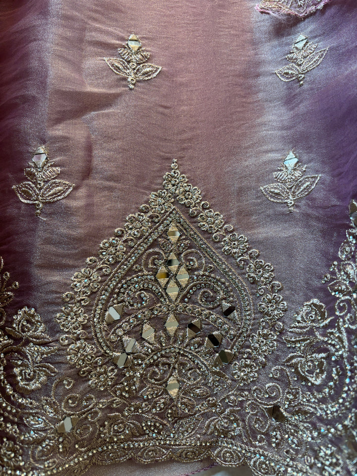 Aayat – Organza Mirror Zari Stone Suit DBPOO2