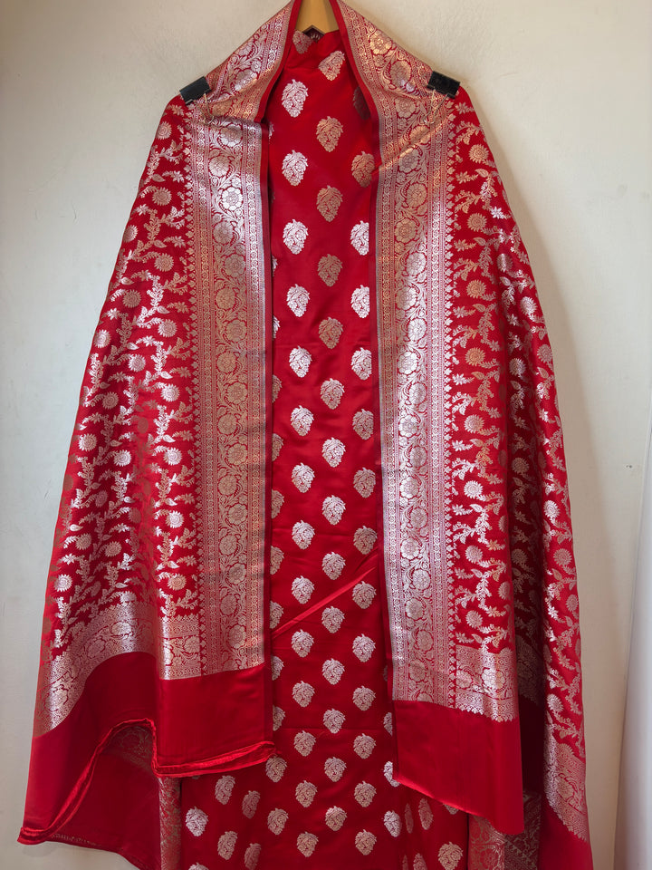 Meher – Pure Katan Silk Banarasi Ensemble DBPJJ01