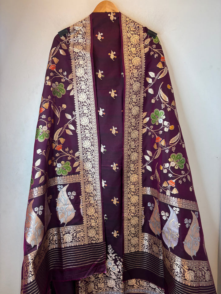 Meher – Pure Katan Silk Banarasi Ensemble DBPJJ07