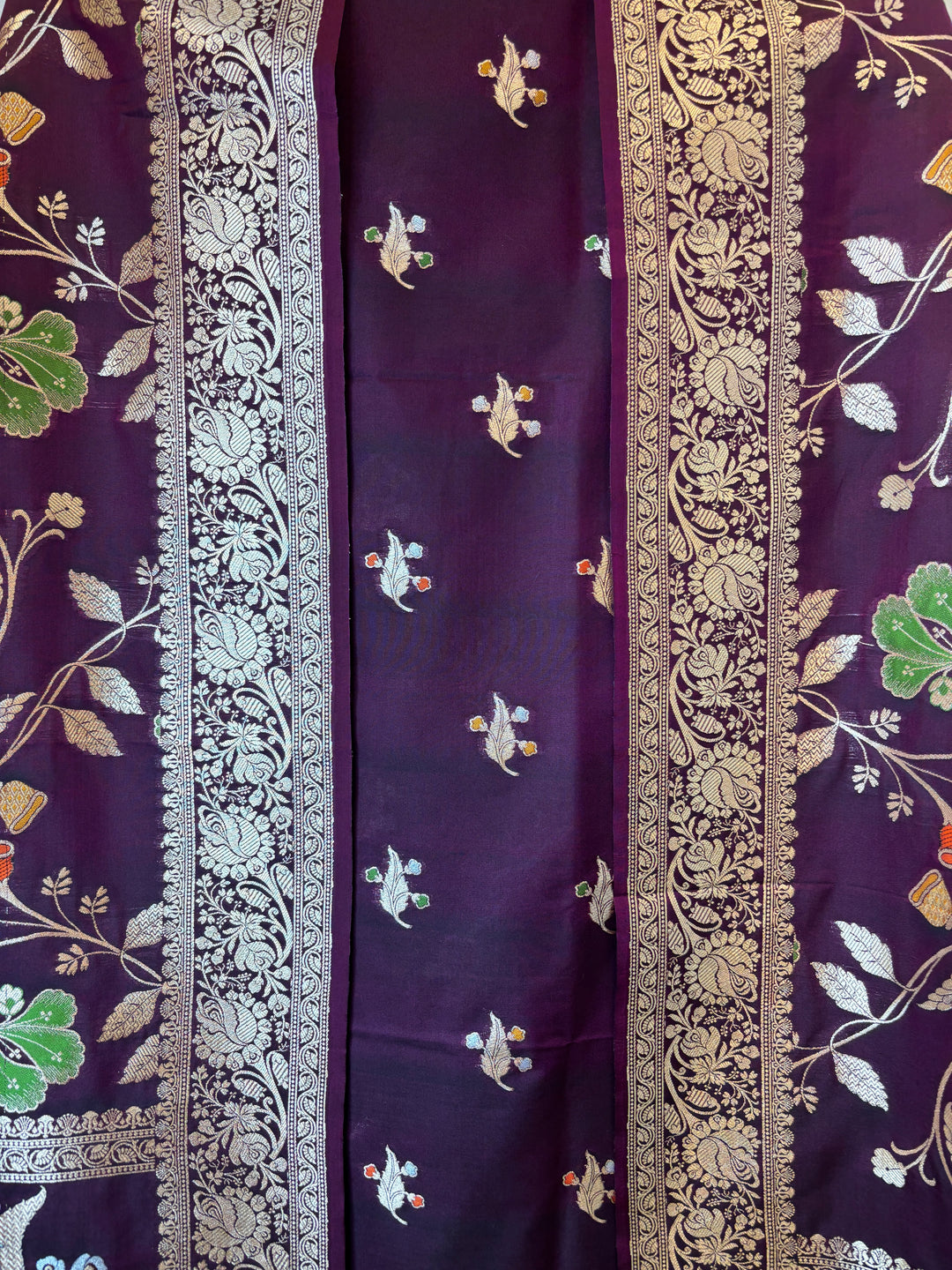 Meher – Pure Katan Silk Banarasi Ensemble DBPJJ07