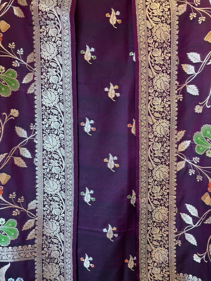 Meher – Pure Katan Silk Banarasi Ensemble DBPJJ07