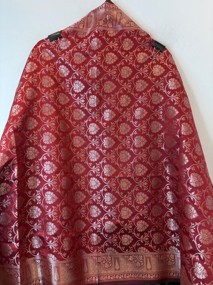 Zoya – Banarasi Silk Woven Jaal Ensemble DBPJK101