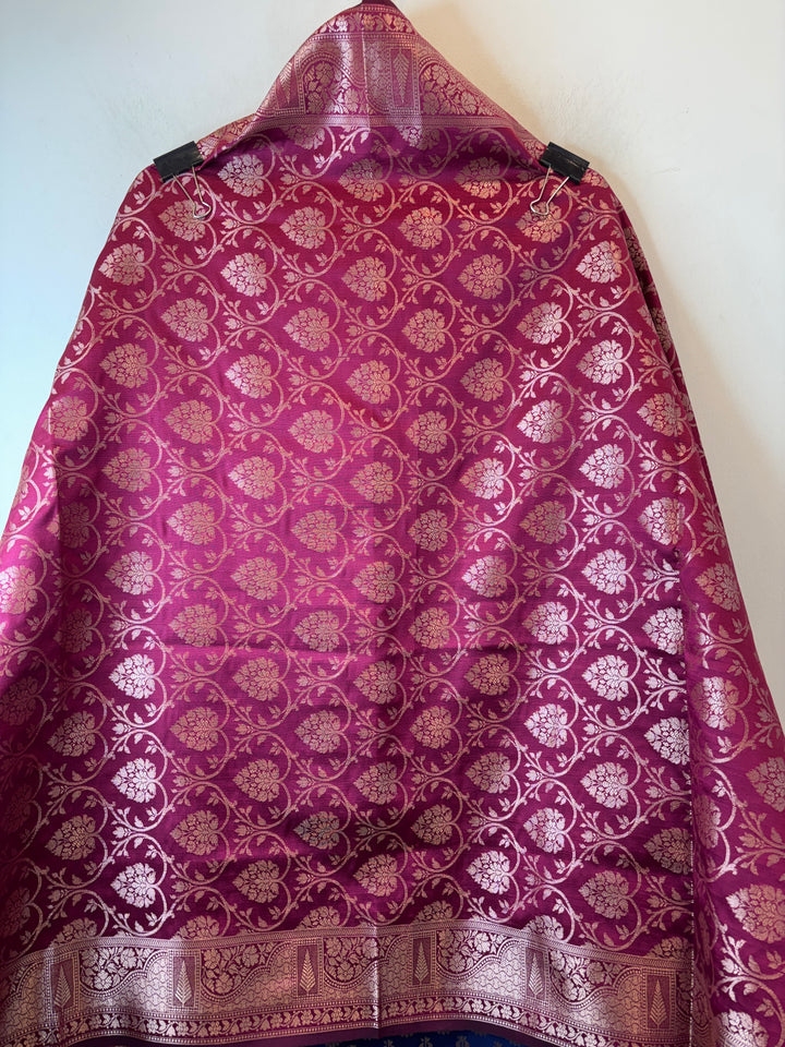 Zoya – Banarasi Silk Woven Jaal Ensemble DBPJK104