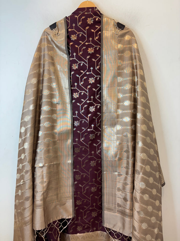 Mahira – Banarasi Silk Zari Jaal Ensemble DBPDL05