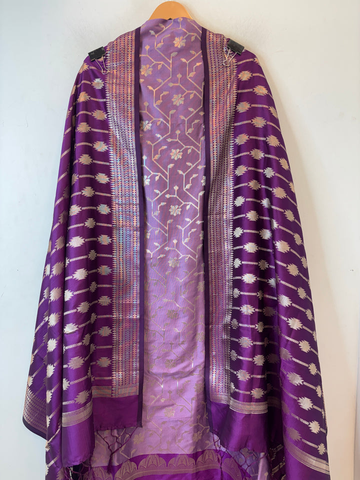 Mahira – Banarasi Silk Zari Jaal Ensemble DBPDL06