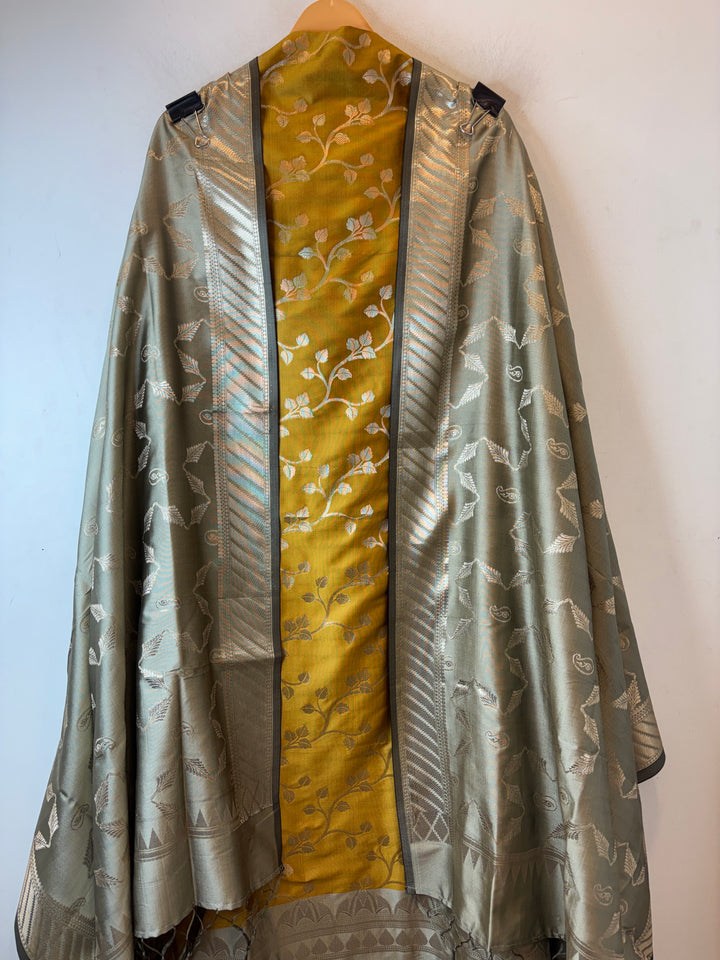 Anaya – Banarasi Silk Zari Jaal Ensemble DBPHK03