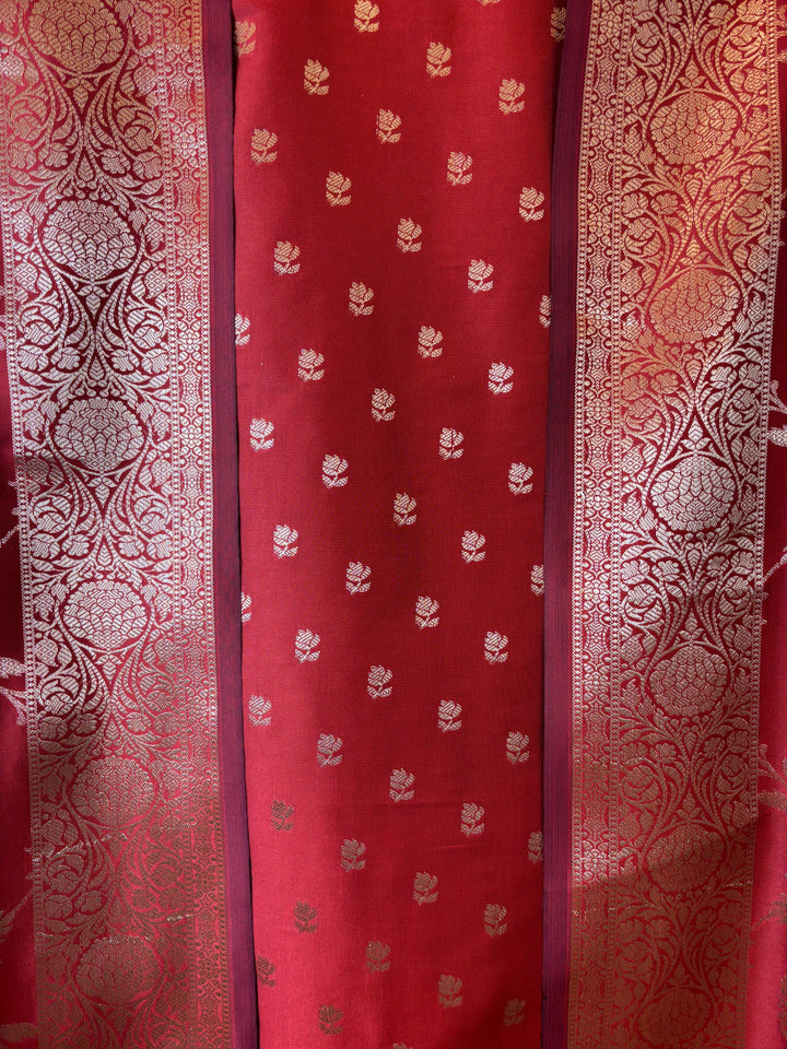 Ishita – Banarasi Silk Woven Booties &amp; Jaal Suit DBPTG01