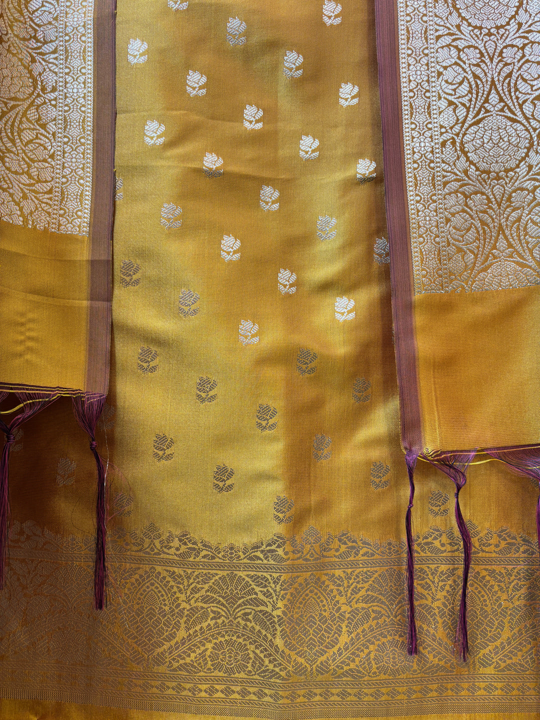 Ishita – Banarasi Silk Woven Booties &amp; Jaal Suit DBPTG07