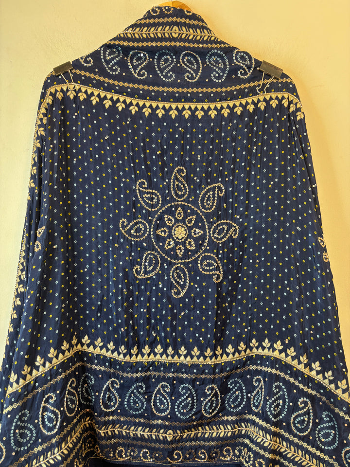 Raw Silk Cut Dana Dabka Handwork Ensemble DBPBK04