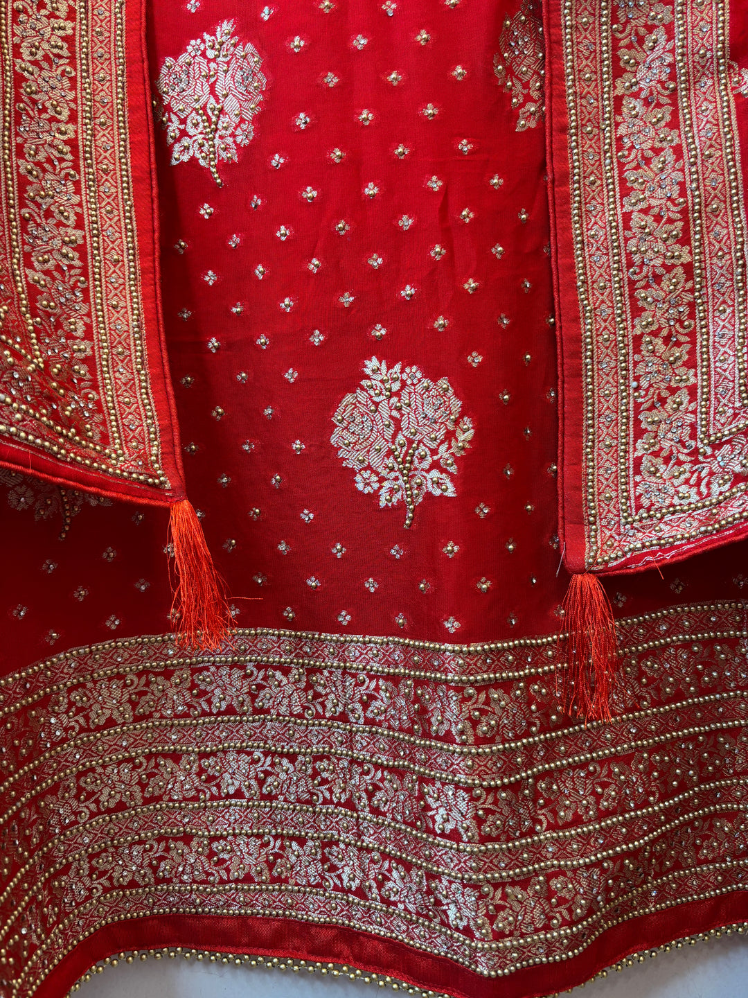 Khadi Georgette Banarasi Weaved Ensemble DBPKM202