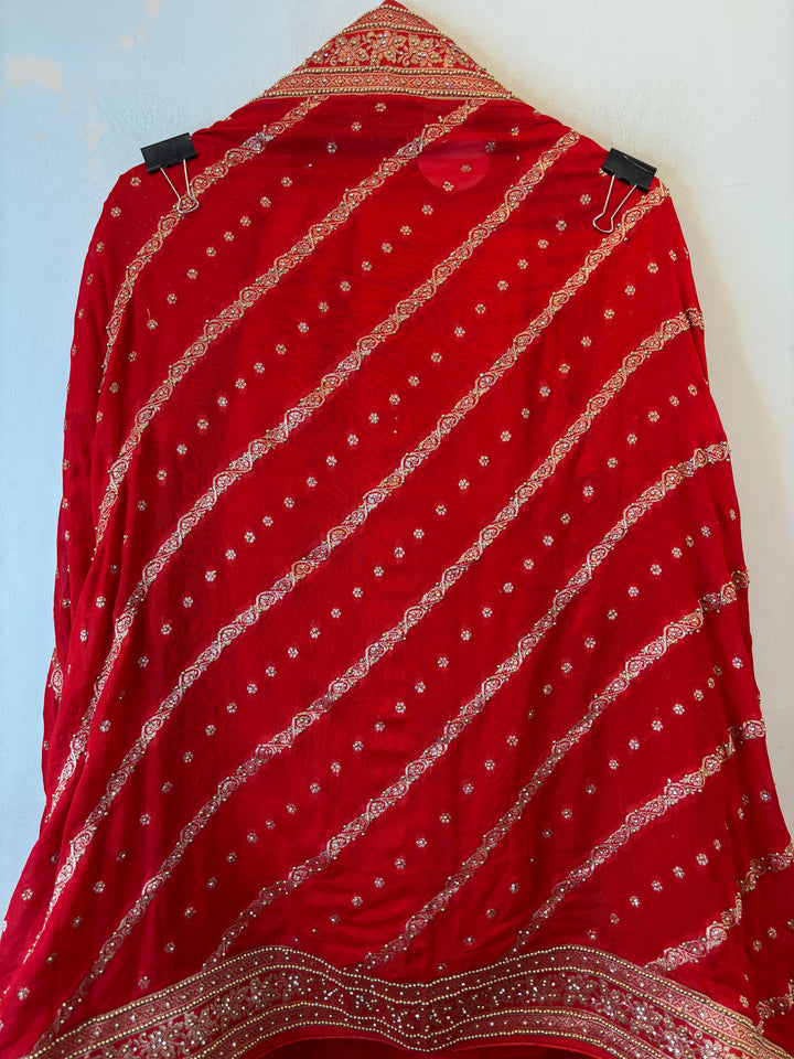 Khadi Georgette Banarasi Weaved Ensemble DBPKM202
