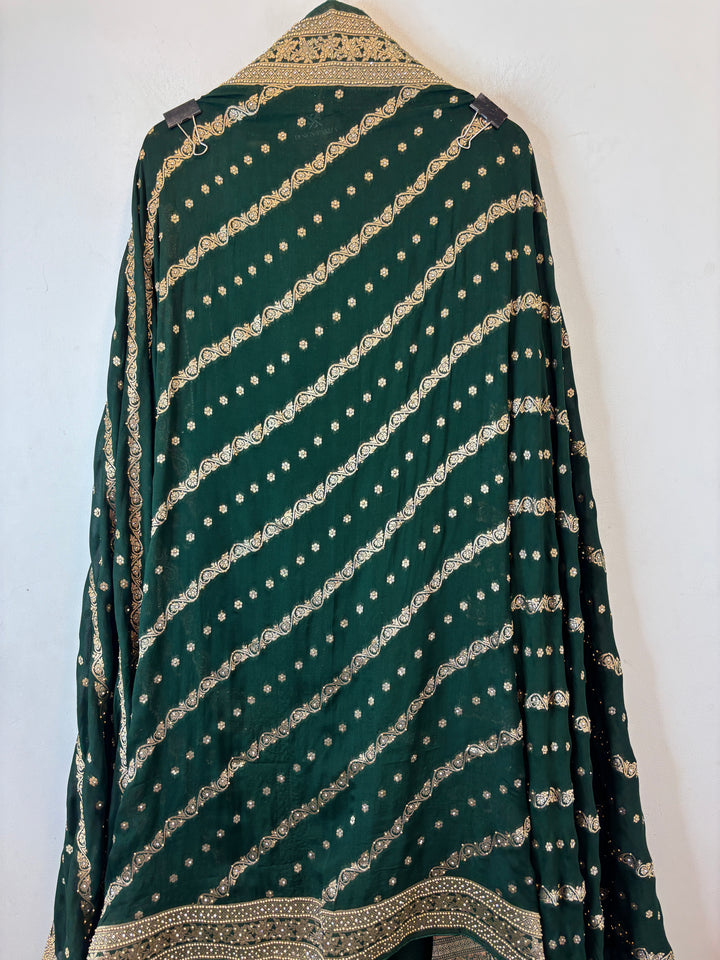 Khadi Georgette Banarasi Weaved Ensemble DBPKM204