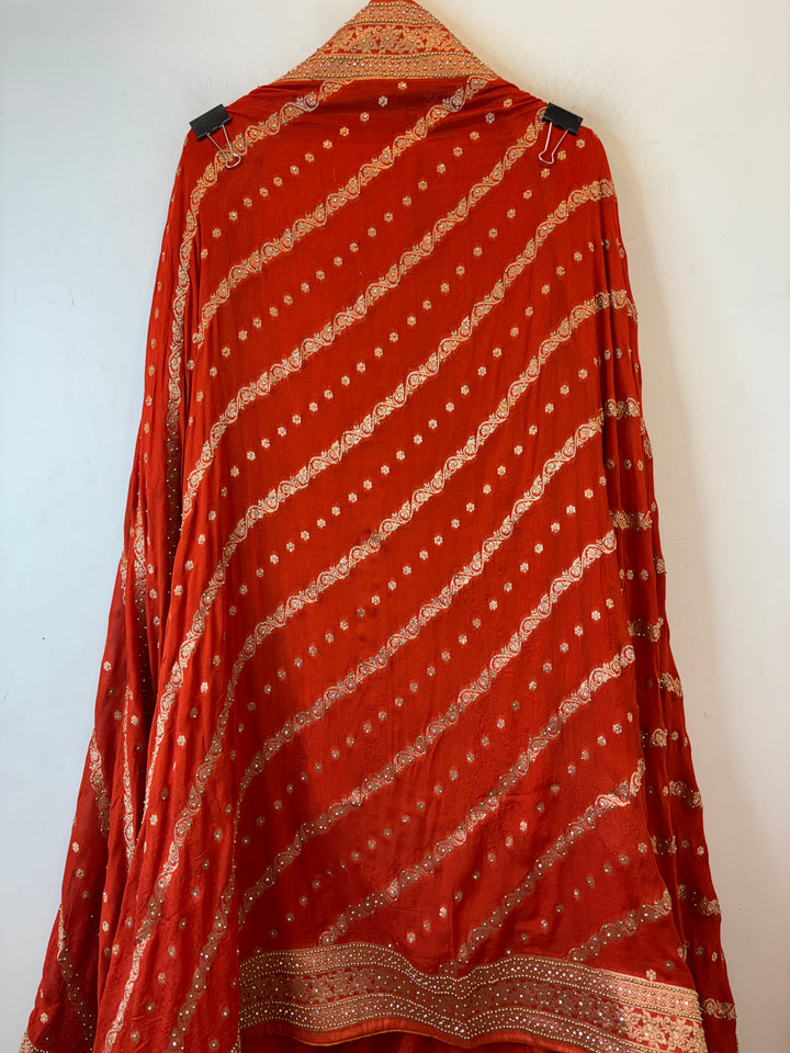 Khadi Georgette Banarasi Weaved Ensemble DBPKM201