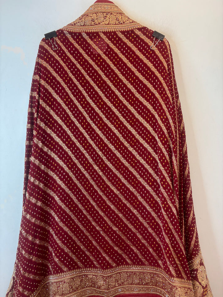Khadi Georgette Banarasi Weaved Ensemble DBPGB01