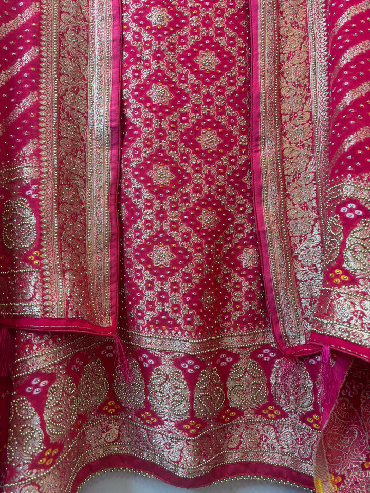 Khadi Georgette Banarasi Weaved Ensemble DBPGB02