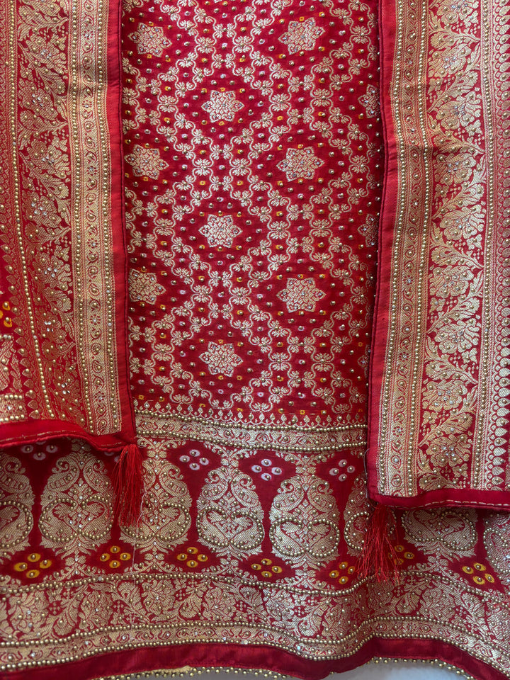 Khadi Georgette Banarasi Weaved Ensemble DBPGB03