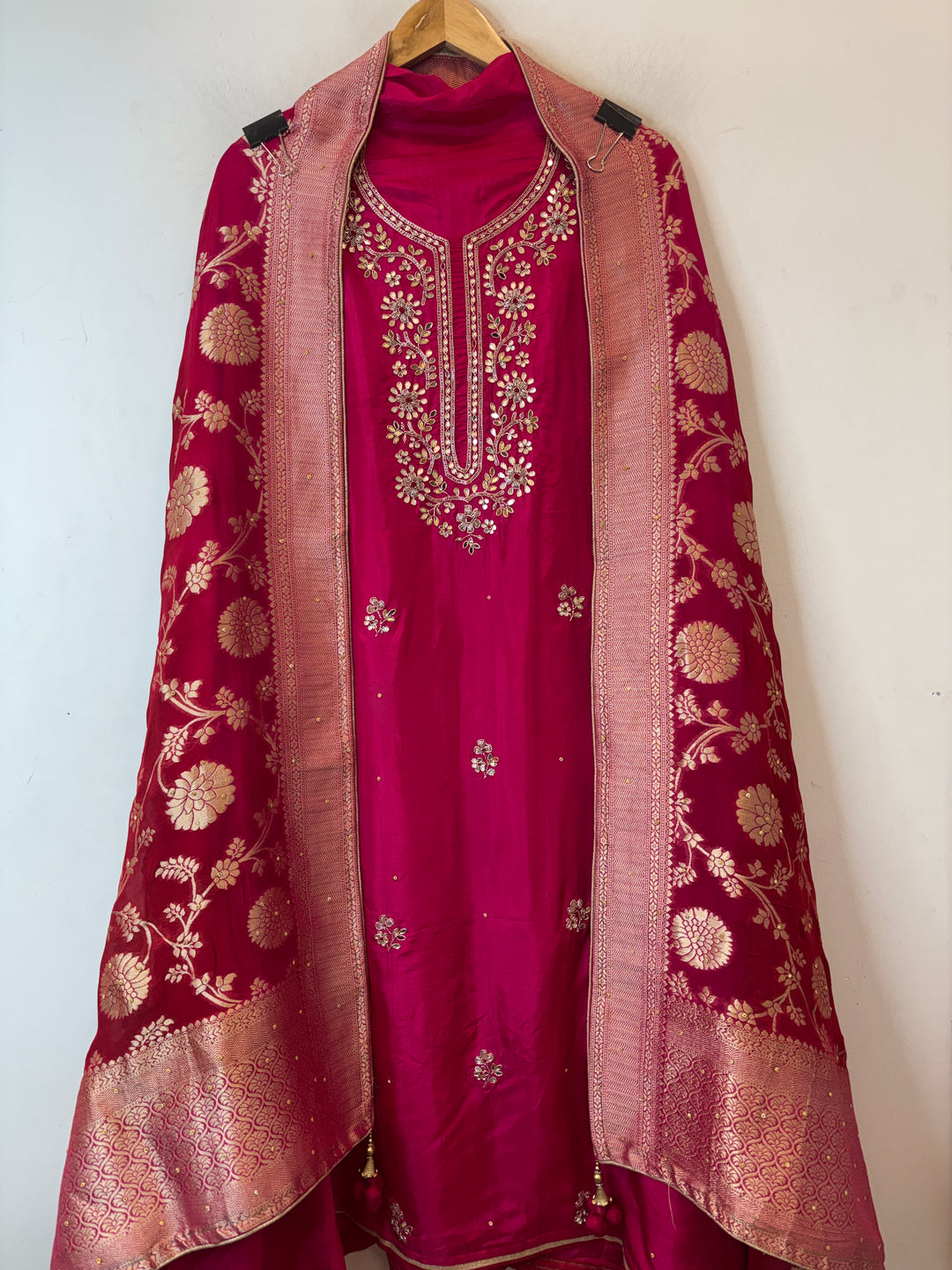 Aaliya – Silk Ombre Mirror Cutdana Ensemble DBPJK103