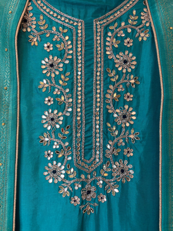 Aaliya – Silk Ombre Mirror Cutdana Ensemble DBPJK102