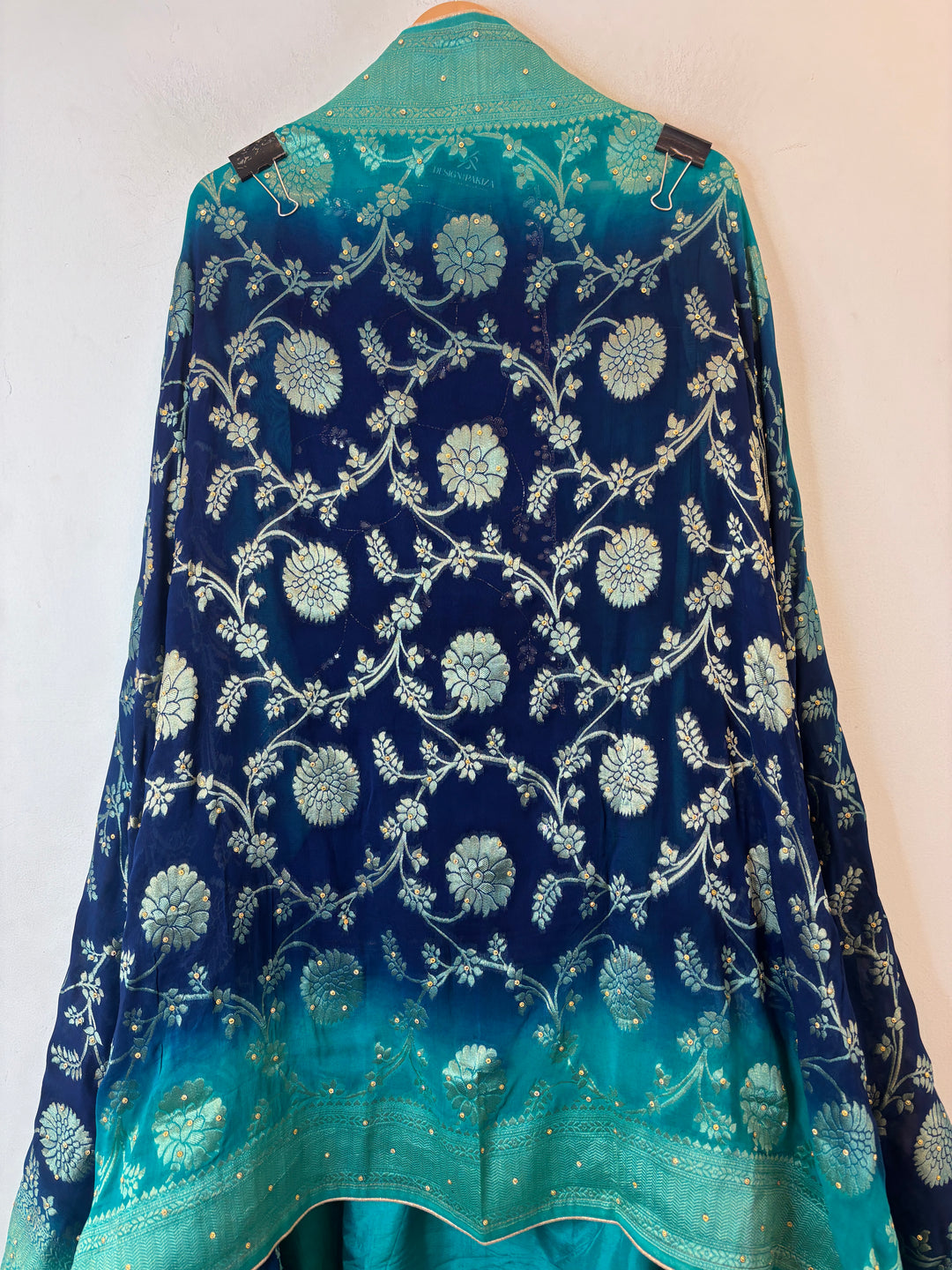 Aaliya – Silk Ombre Mirror Cutdana Ensemble DBPJK102