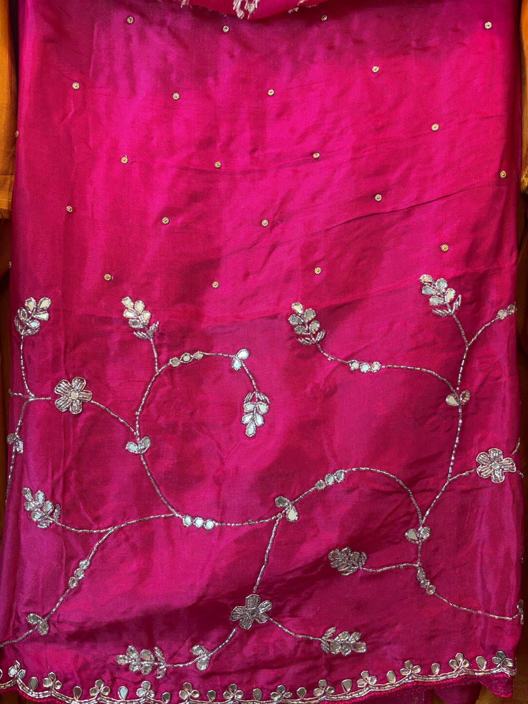 Aaliya – Silk Ombre Mirror Cutdana Ensemble DBPJK101