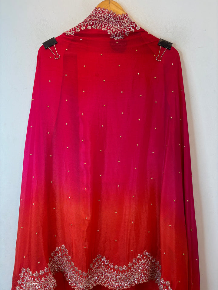 Zara – Silk Cutdana Sequin Ombre Ensemble