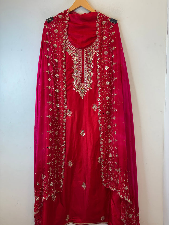 Mahira – Silk Cutdana Dabka Mirror Ensemble DBPBB05