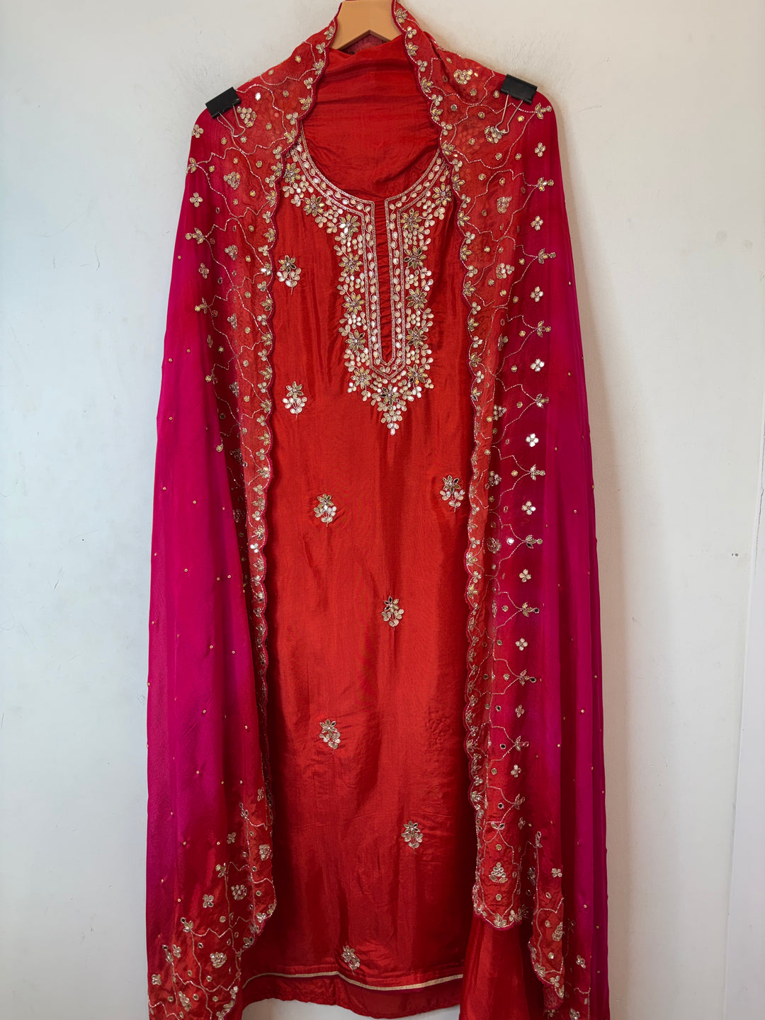 Mahira – Silk Cutdana Dabka Mirror Ensemble DBPBB01