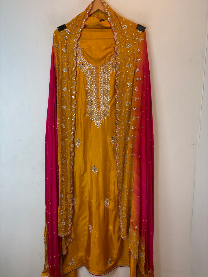 Mahira – Silk Cutdana Dabka Mirror Ensemble DBPBB04