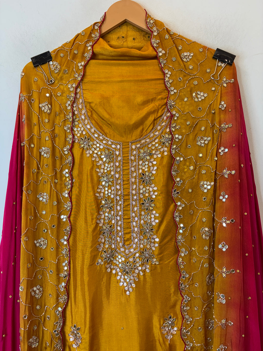 Mahira – Silk Cutdana Dabka Mirror Ensemble DBPBB04