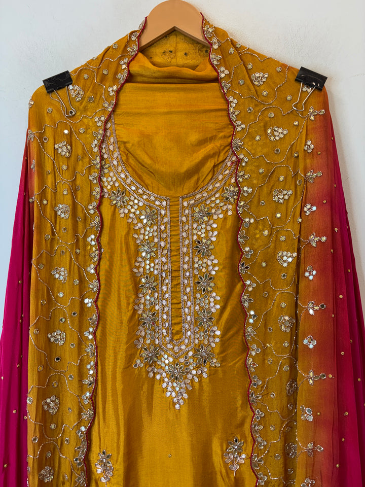 Mahira – Silk Cutdana Dabka Mirror Ensemble DBPBB04